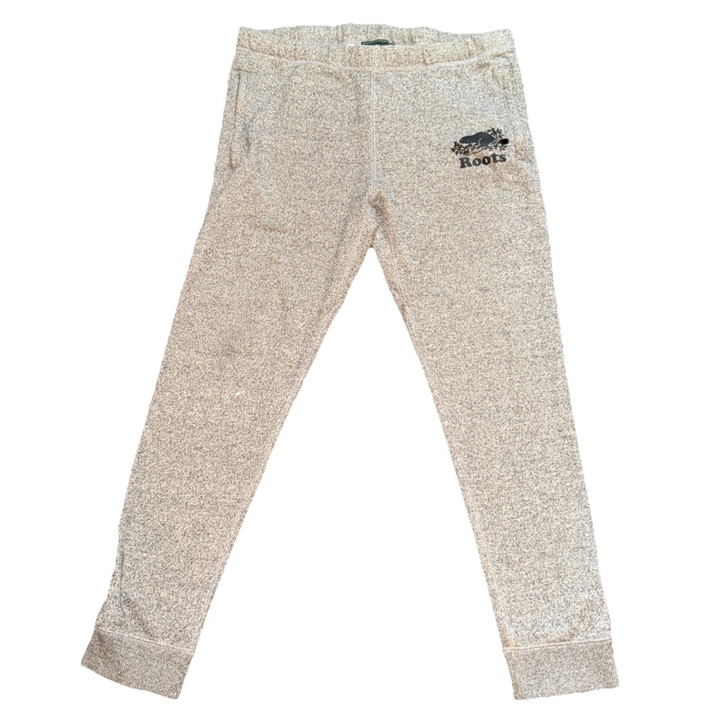 Roots Canada Sweatpants Mens M Gray Athleisure Gym Comfort Sport Loungewear